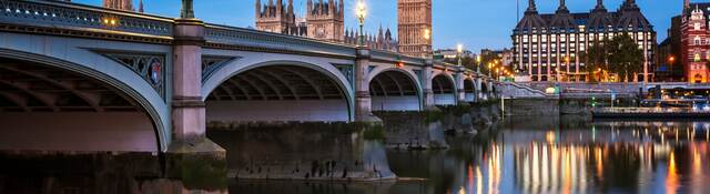 Night view in London