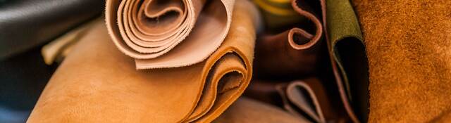 Leather storage in saddlery.