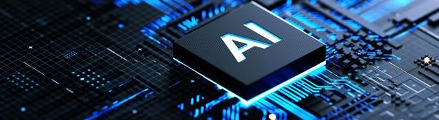 AI chip on a motherboard