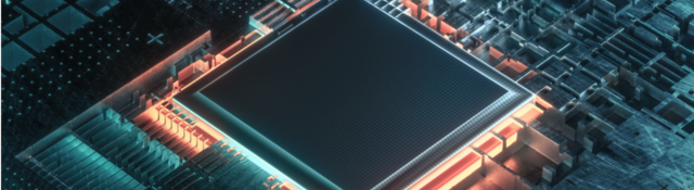 AI chip on a motherboard