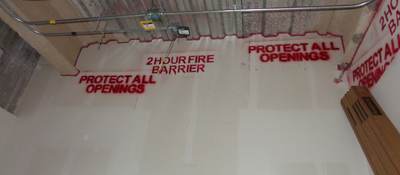 Firestopping wall sealant 