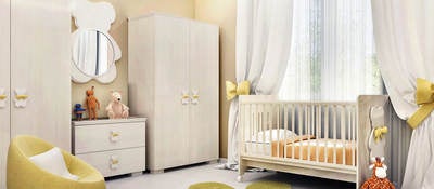 Baby nursery with children’s furniture