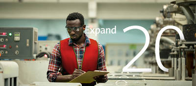 Expand 2020: A man auditing factory equipment