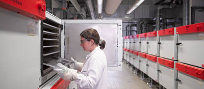 woman in laboratory