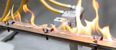 Cable on fire test