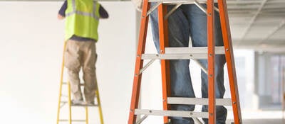 workers on ladders