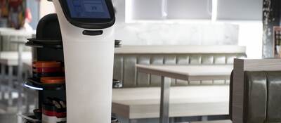 Service robot at restaurant