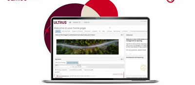 UL 360 software home page displayed on a computer screen.