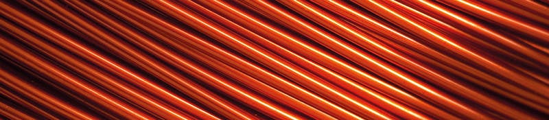 A close-up image of hundreds of electrical wires. 