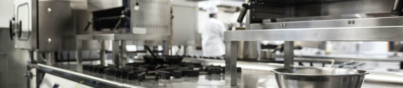 Photo of a restaurant kitchen