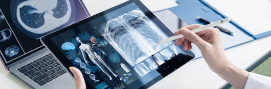 Medical technology description doctor using connected devices