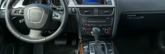 photo of an automobile interior