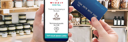 Snapshot of a credit card used on WIZZIT Digital’s Tap2Pay solution.