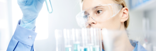 Woman working in a laboratory