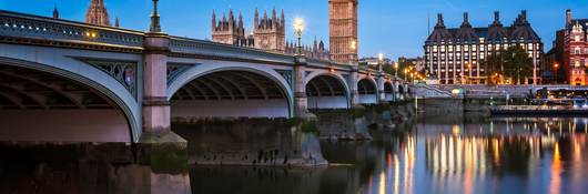 Night view in London