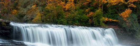 Autumn waterfall