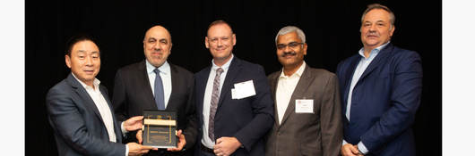 SIBCA Smart System Rating Platinum winner award presentation