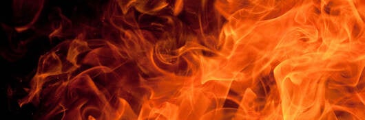 Orange flames