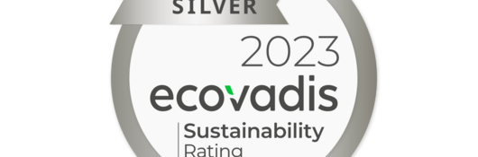 Ecovadis Silver Medal Graphic 2023. 
