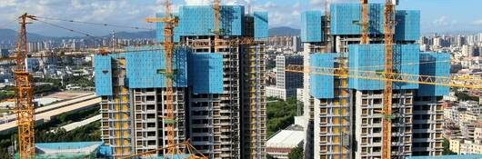 High rises under construction