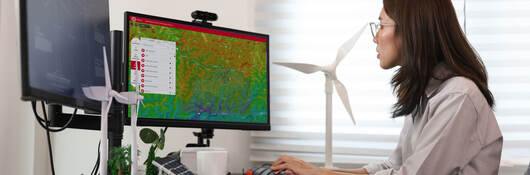 Renewable Resource Assessment Platform displayed on computer screen