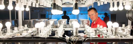 UL Solutions Allentown lighting laboratory.