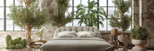 Environmentally friendly bedroom.