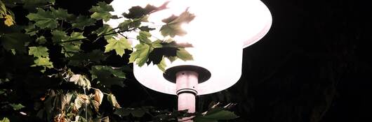 Street lamp at night