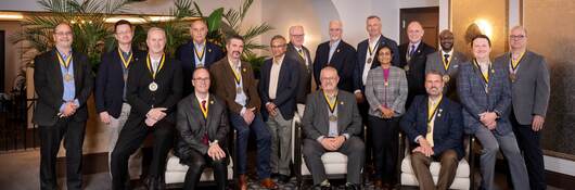 The William Henry Merrill Society welcomed new inductees.