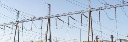 Electric high voltage wires