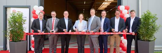 Ribbon cutting for the Europe Advanced Battery Laboratory May 14 2025