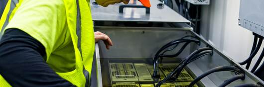 Immersion cooling fluids in a data center.