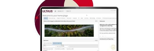 UL 360 software home page displayed on a computer screen.