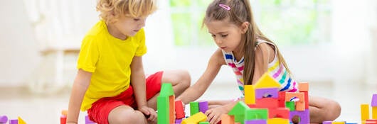 Two kids playing