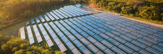 Solar panels.