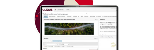 UL 360 software home page displayed on a computer screen.