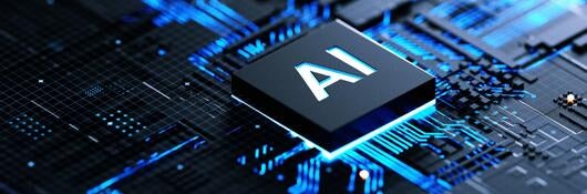 AI chip on a motherboard