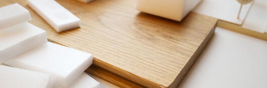 white architectural models