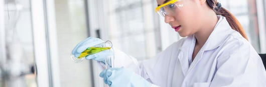 A scientist in a laboratory