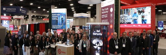 Employees from UL Solutions, UL Standards & Engagement and UL Research Institutes gather at the National Fire Protection Association (NFPA) Conference and Expo in Las Vegas.