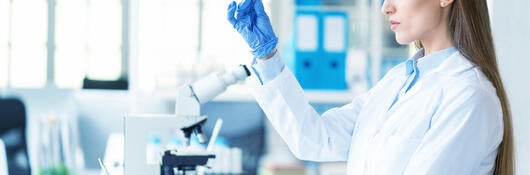 Woman in a laboratory