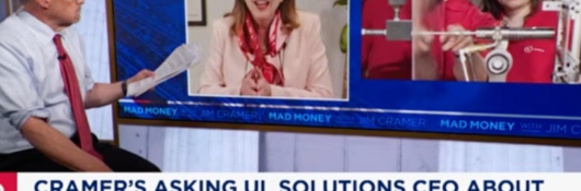Jennifer Scanlon, president and CEO of UL Solutions, joined host Jim Cramer on “Mad Money” to discuss how safety science, testing and certification help support innovation across industries.