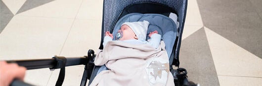 Baby in a stroller