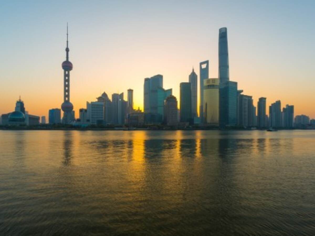 Shanghai Lujiazui Financial District Sunrise