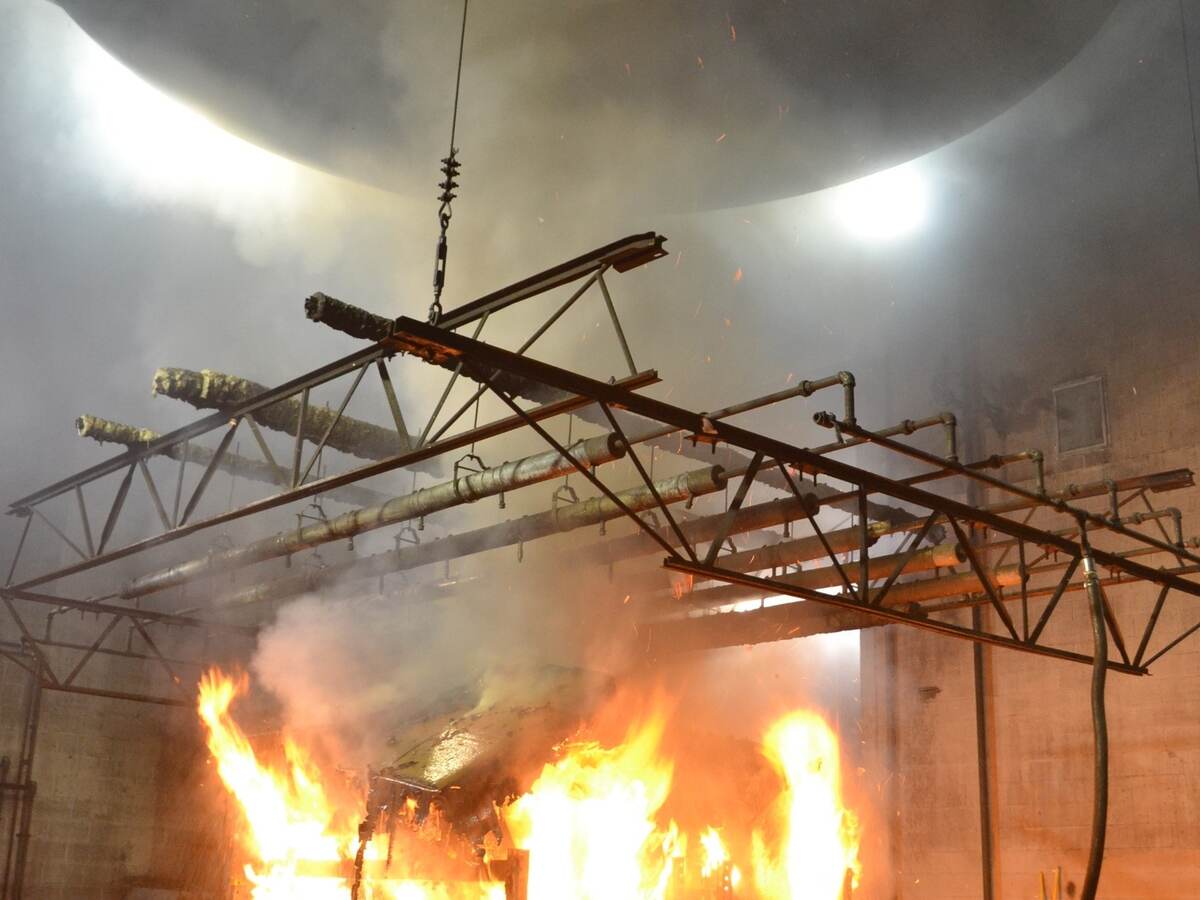 Automatic Fire Sprinkler Test