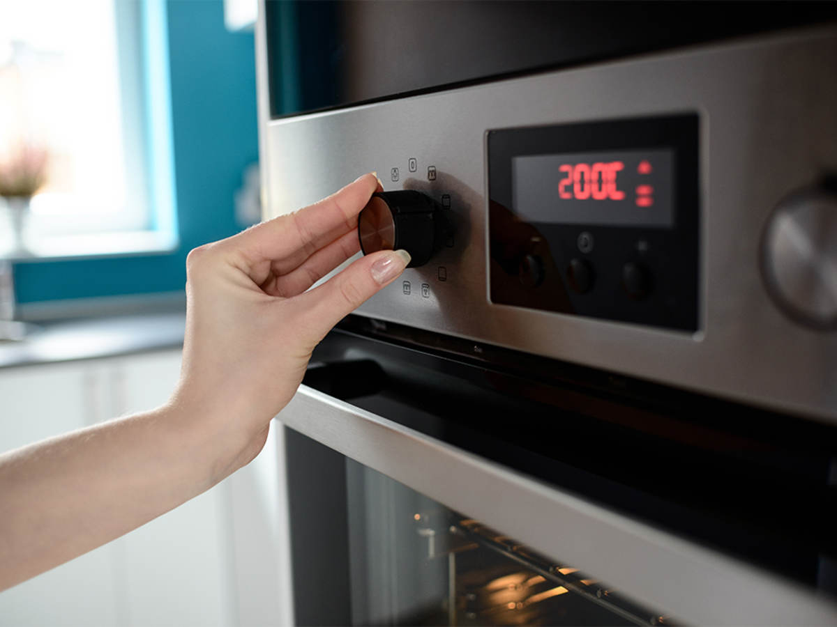 Setting a home oven’s temperature