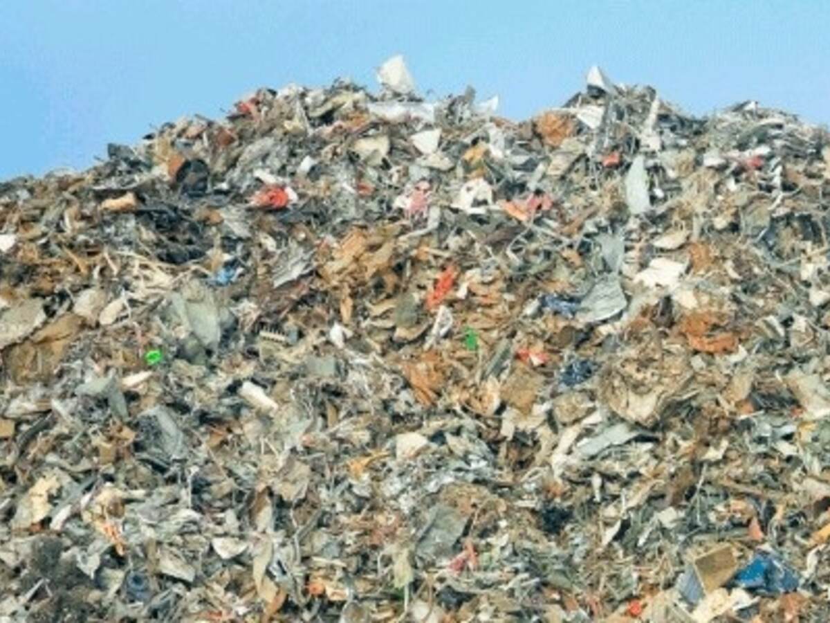 Recycling landfill