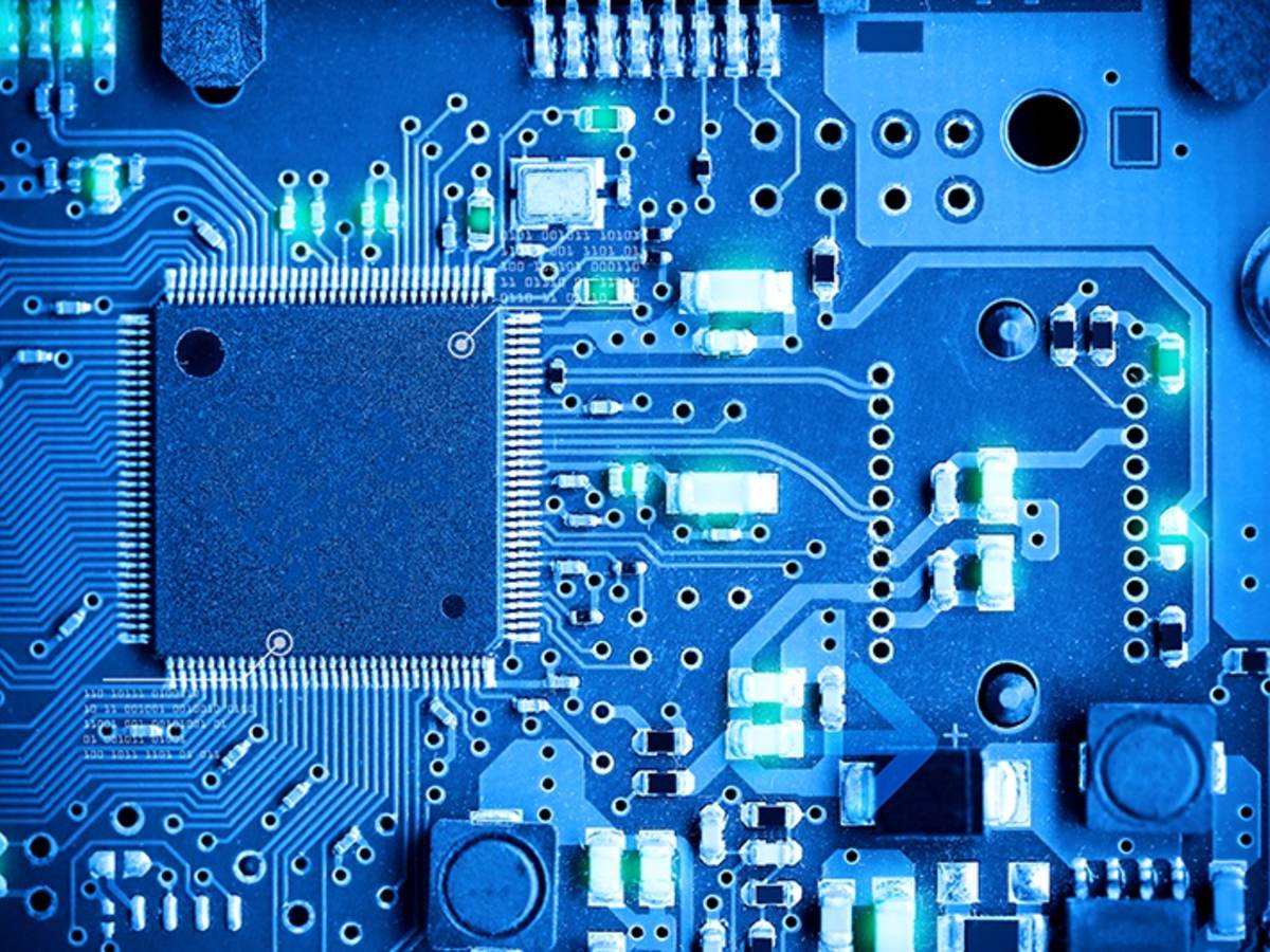 Circuit board close-up