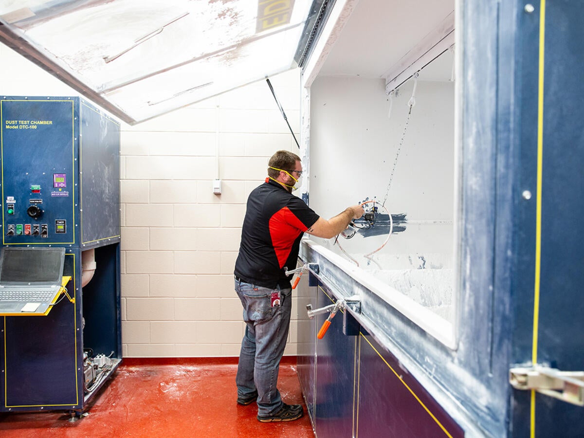 IP dust testing lab equipment