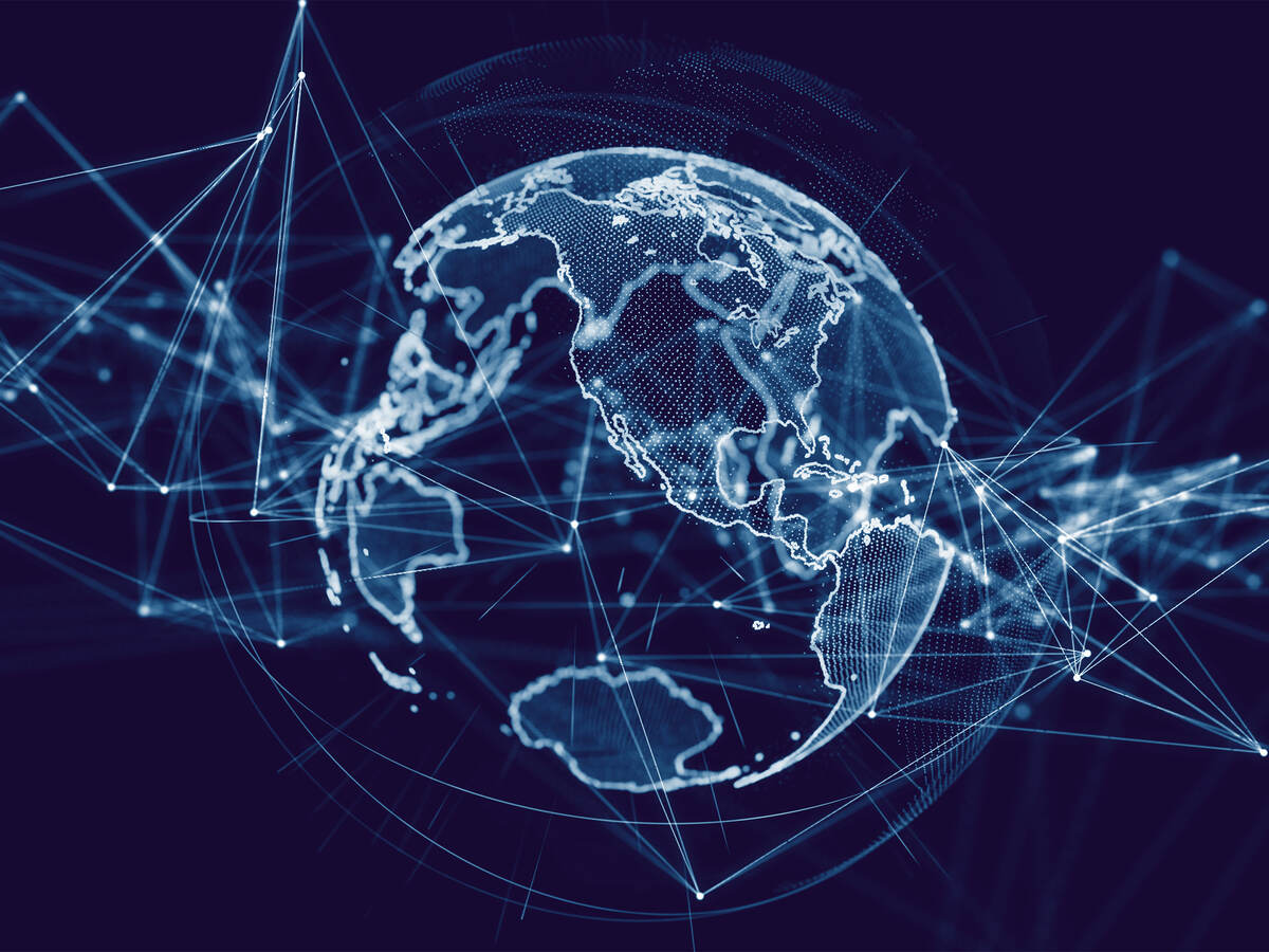 global communication network concept